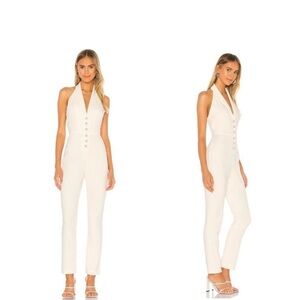 Lovers + Friends | NWT Metropolis Jumpsuit in Snow White Size S